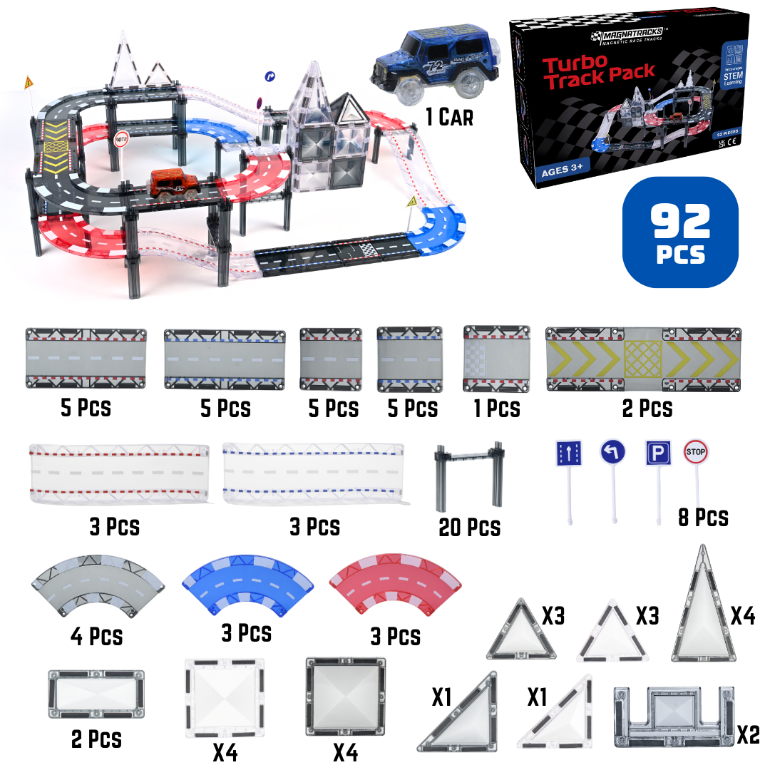 92Pcs Turbo Track Pack